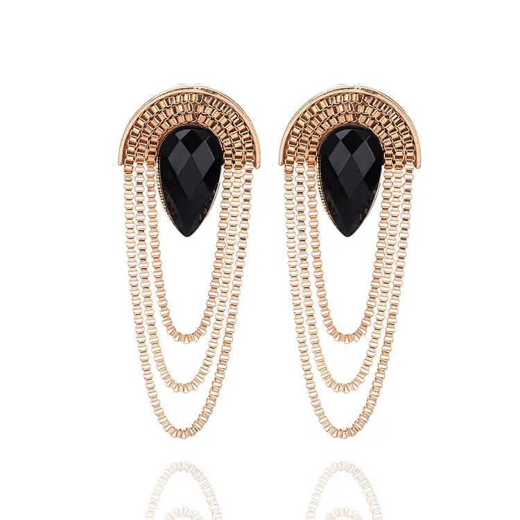 Metall Simple Tassel Temperamental High-Profile - Ohrringe