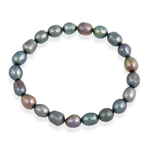 Barock Frischwasser-Kultiviert Peacock Pearl Armband