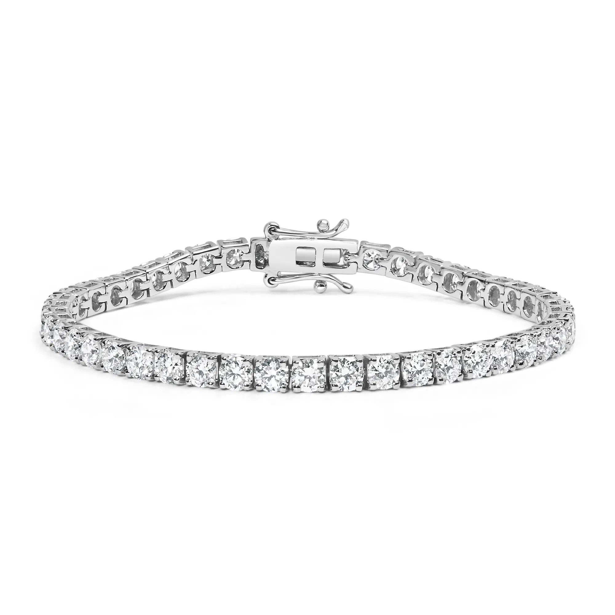 10K Weißgold 2.0 Cttw Prong Set Round-Cut 7,25