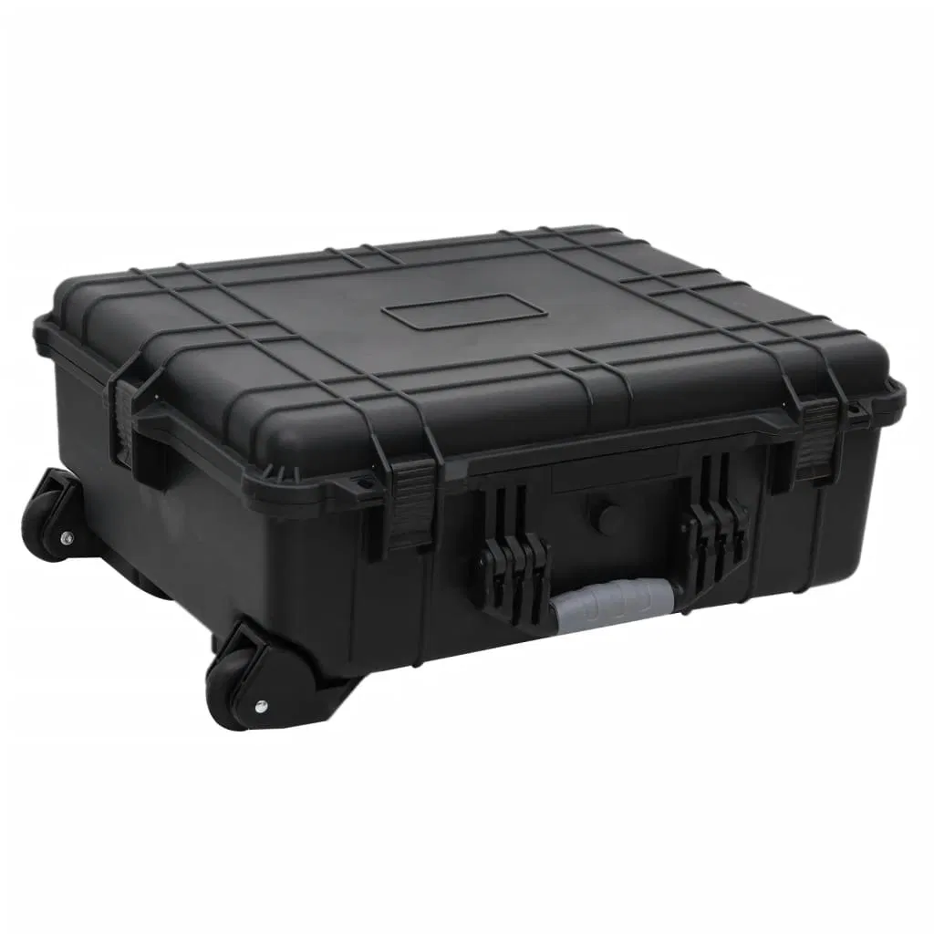 Wheeled Flight Case Schwarz 24.8