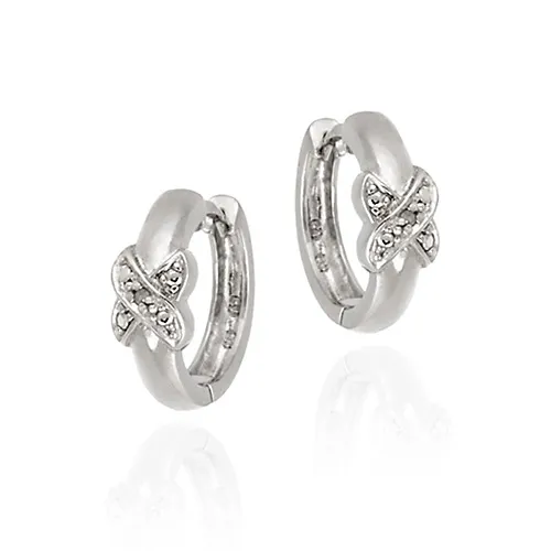 Sterling Silber Diamant Akzent