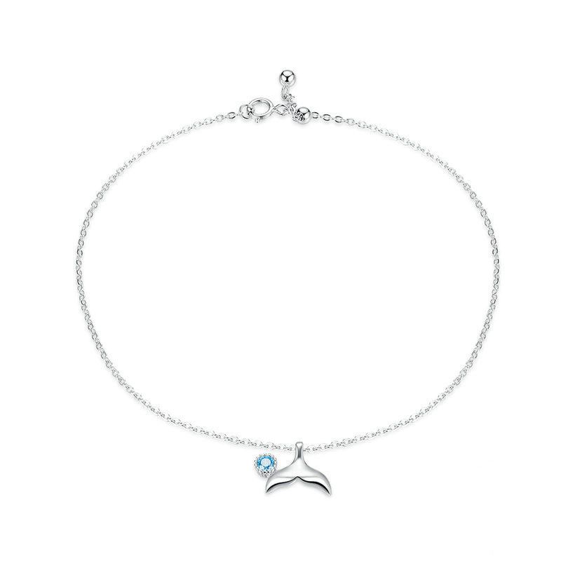 Damen Mode einfaches Sterling Silber Ankleber