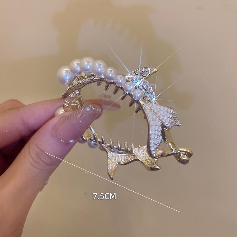 Double Fish Tail Pearl Ball Head Clamping Mädchen
