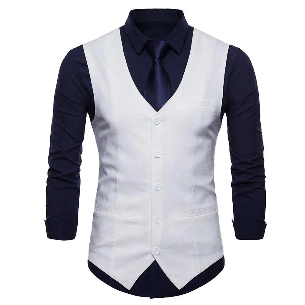 Herren Anzug Weste dünne vier Jahreszeiten Casual Suit Weste