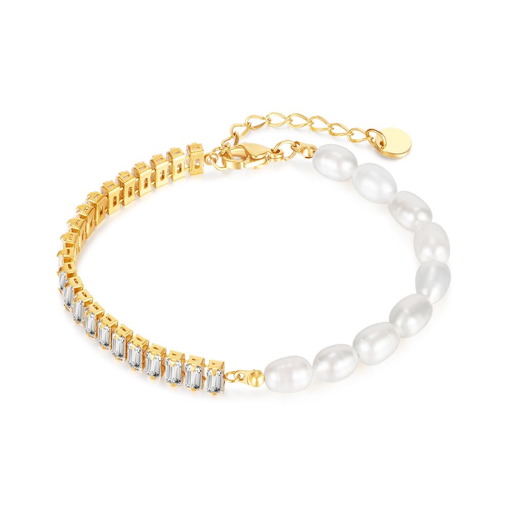 Nische High-End Natürliche Frischwasser Perlen Näh-Armband