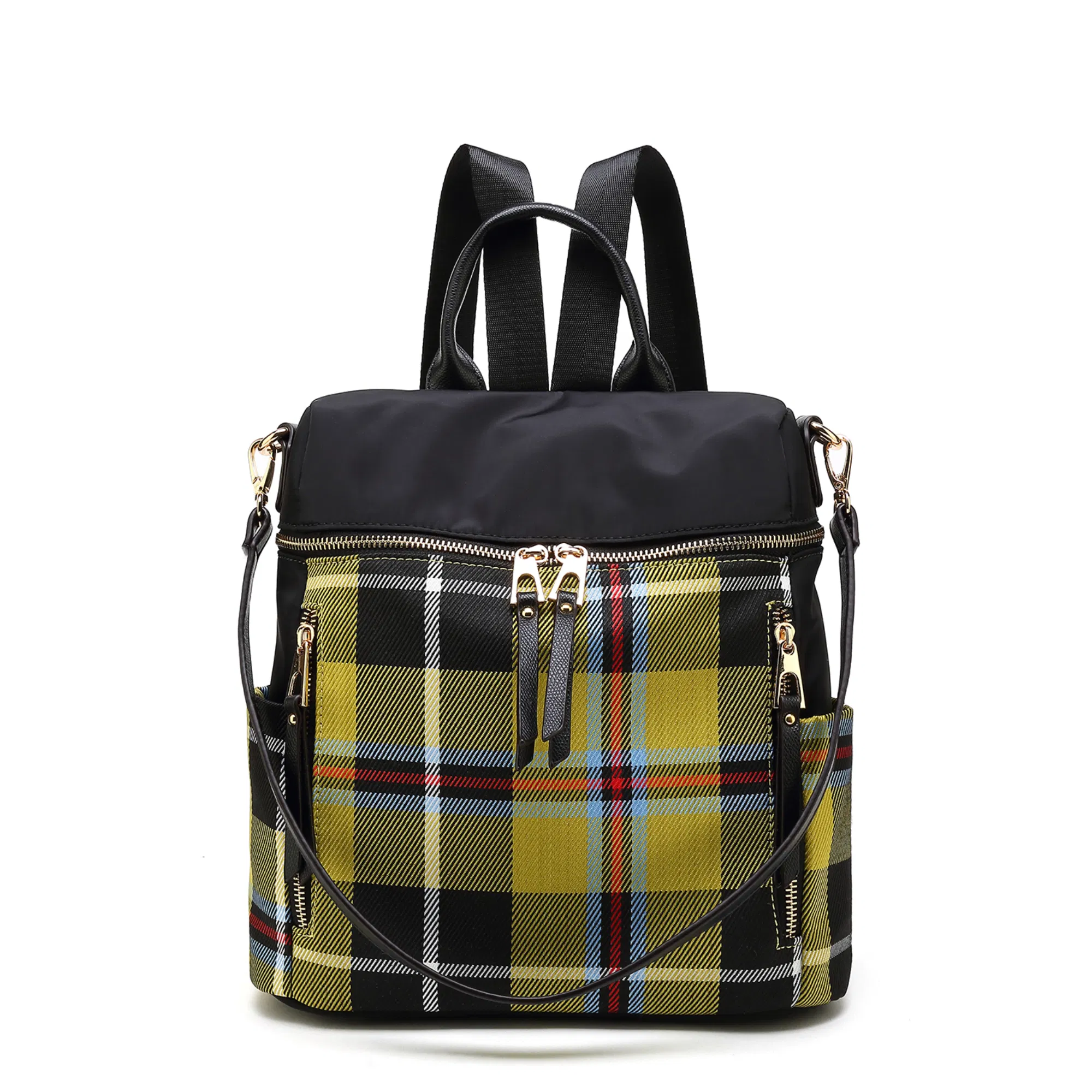 MKF Kollektion Nishi Plaid Rucksack Frauen von Mia K
