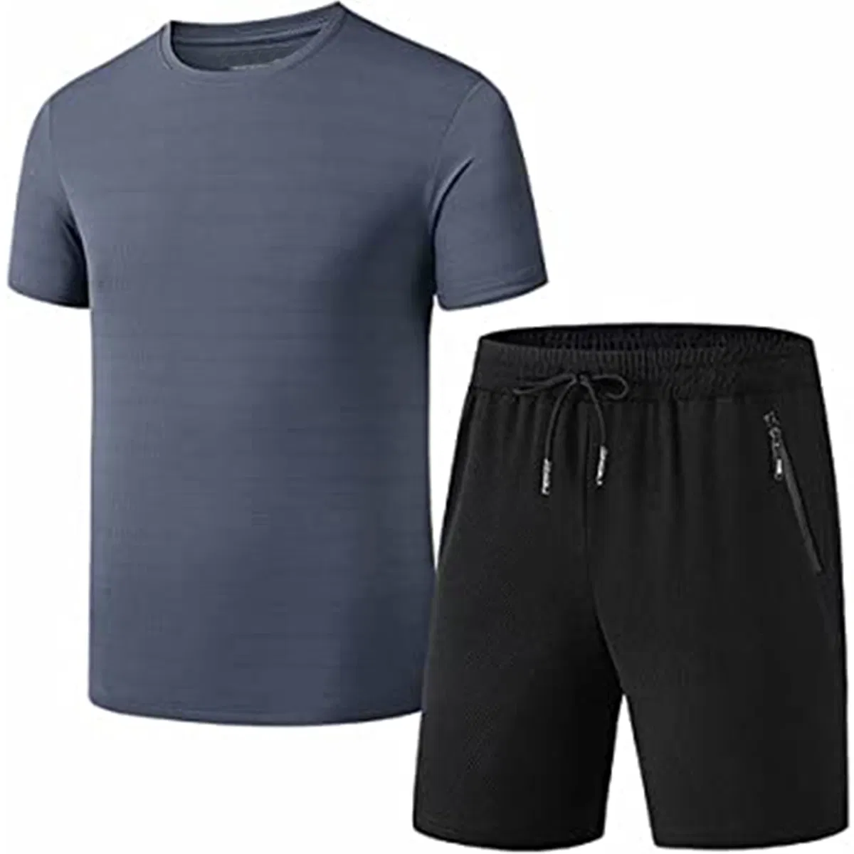 Männer Ultra-dünne Stretch Sport Anzug Zwei-Teil - Anzug