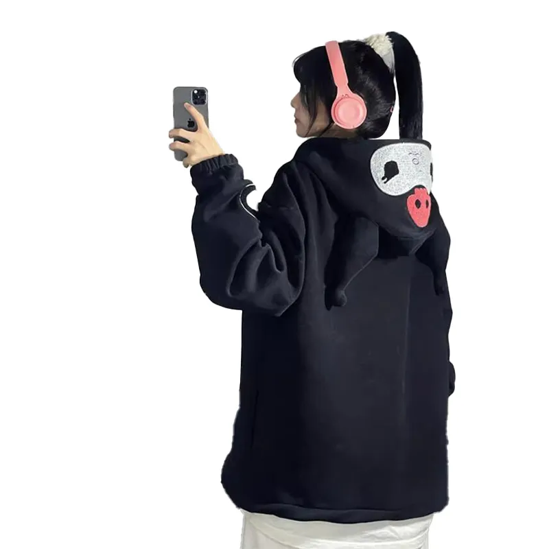 Mädchen süße Stitch Hoodie Sweatshirt Spirituelle Tier Hoodie