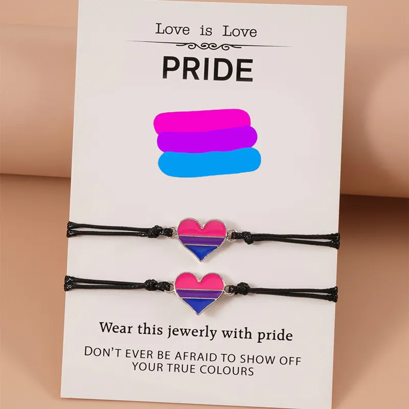 Liebe Papierkarte Schmuck Regenbogen Schmetterling Anhänger Splizen Paar Halskette Set