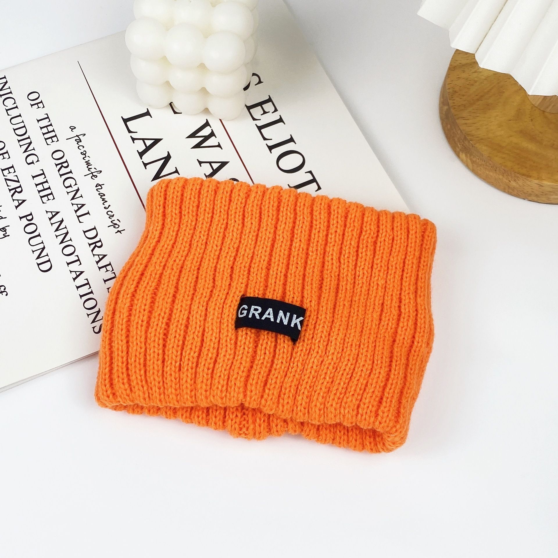 Solid Color Wool Wide-Brimmed Knitted Headband Sports