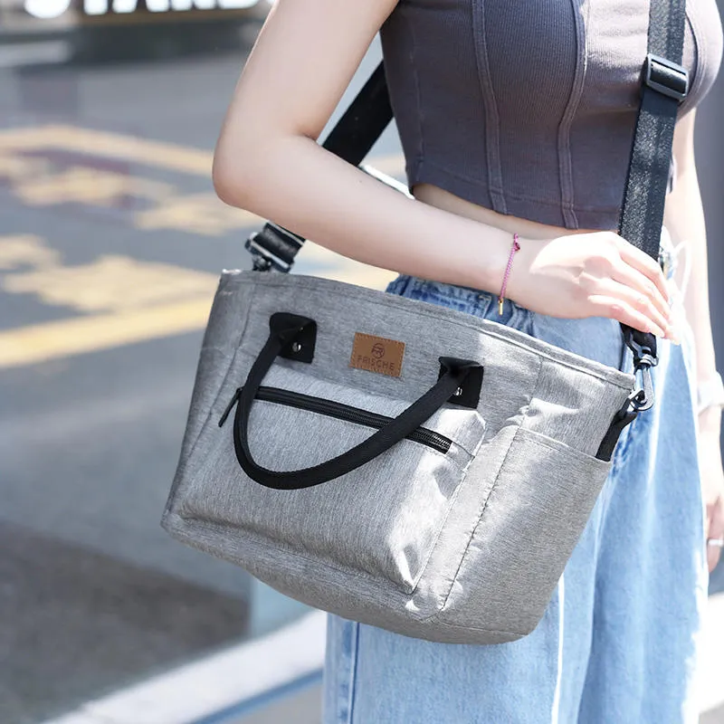 Langlebige thermische Snacks Organizer Isoliert Weit-Off - Getränke Halter Mittagessen Tasche Arbeit Strand Angeln Männer Erwachsene gemacht Polyester
