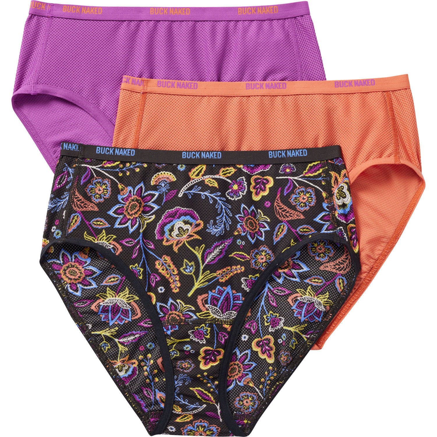 Women's Buck Naked Briefs 3-Pack