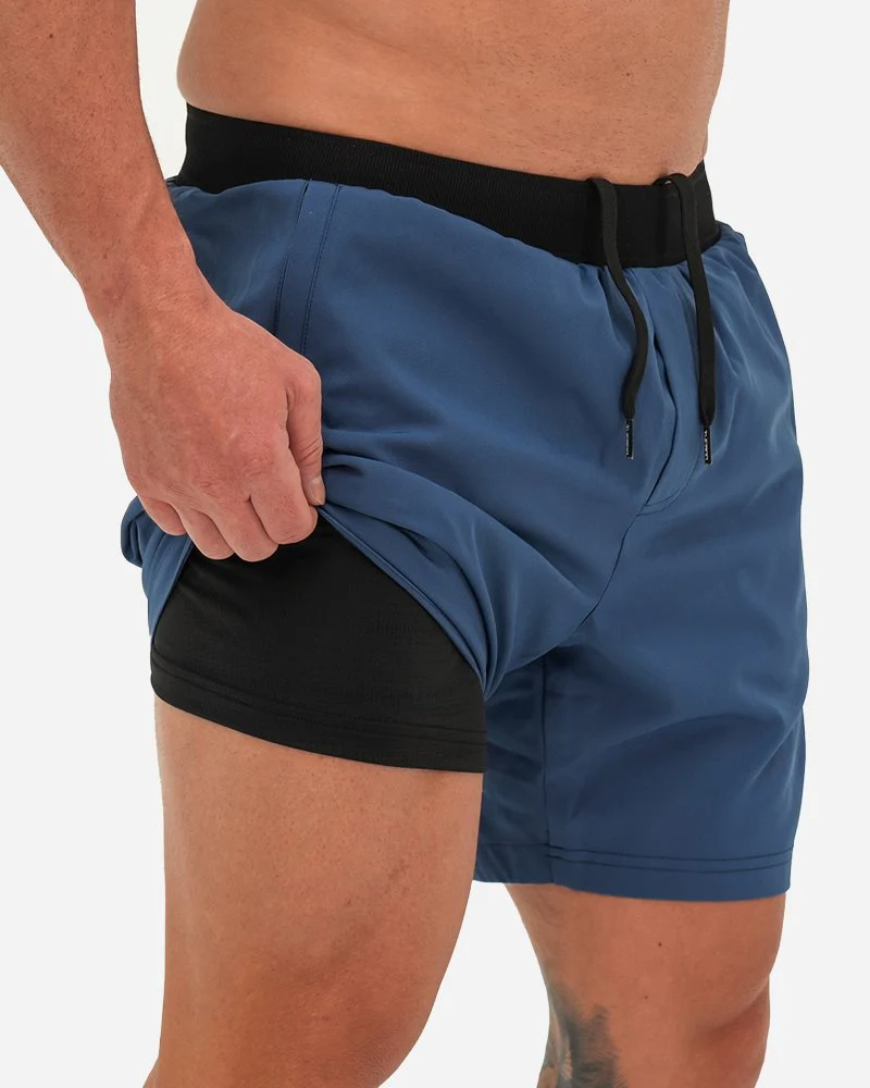 Hybrid Active Shorts - Navy