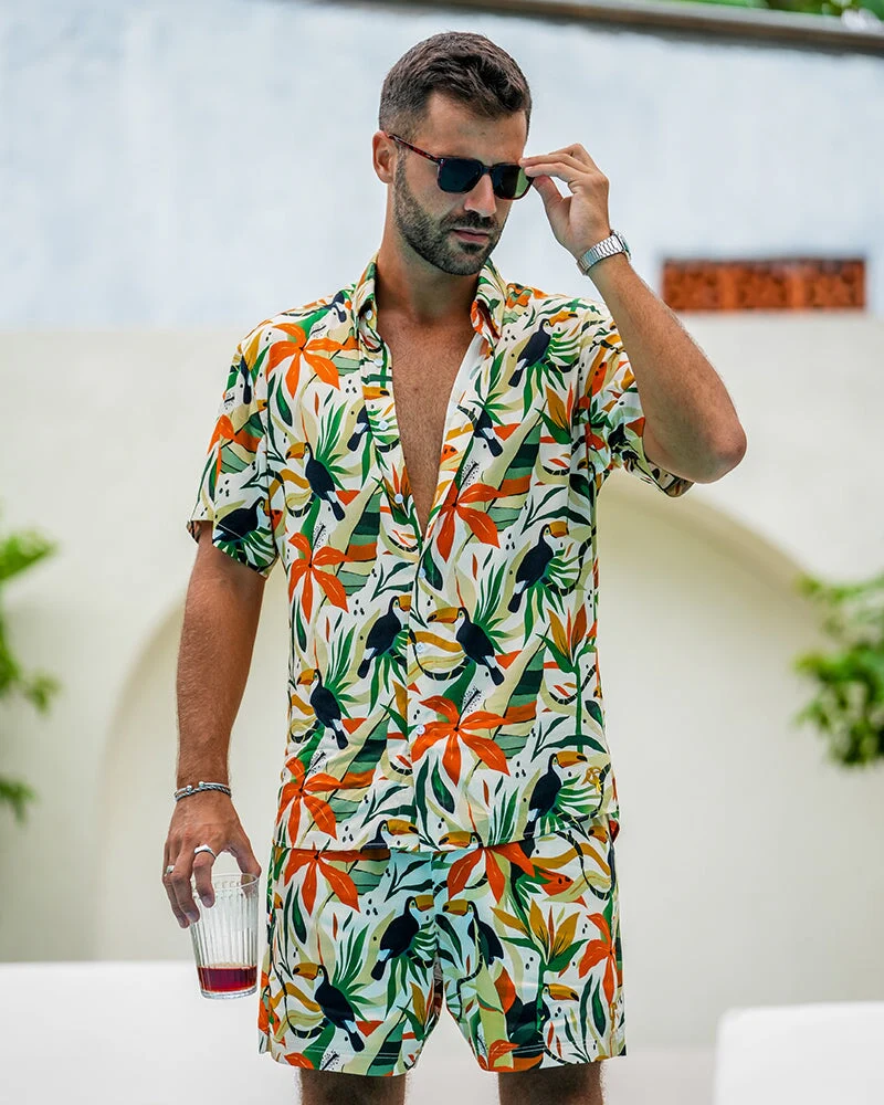 Luxe Set - Desert Jungle - Resort Shorts