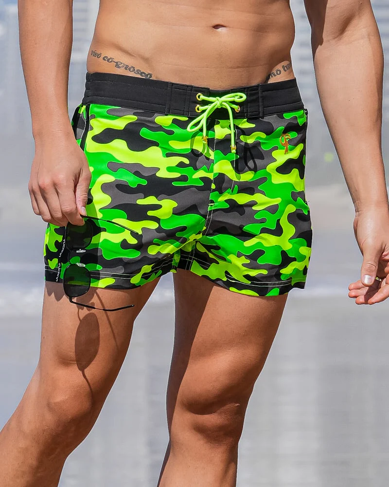 Fluro Green Camo - 3