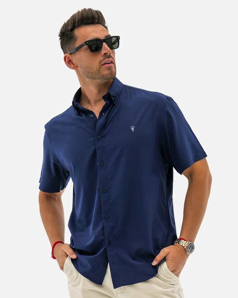 Lux Shirt - Navy