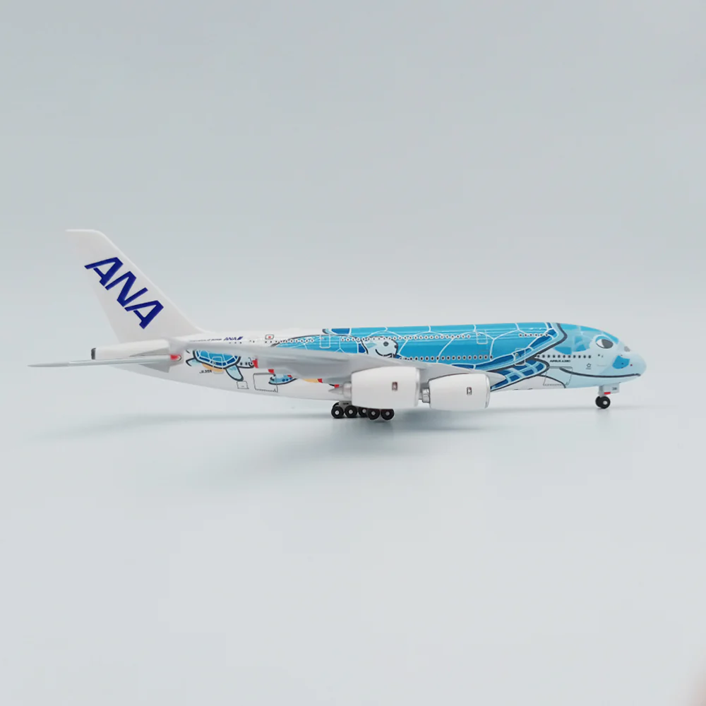 1:500 ANA A380 Turtle Painted Model Airplane