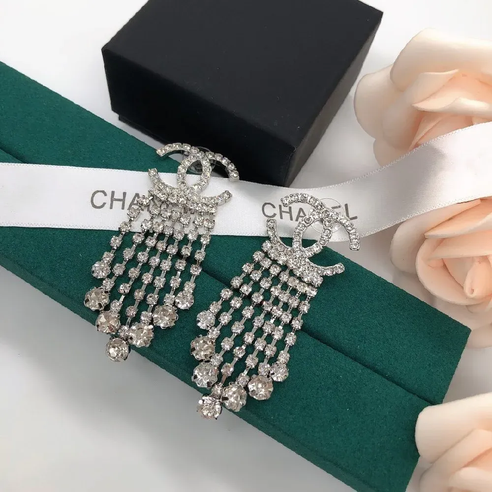 CC TRENDY TASSEL LONG EARRINGS