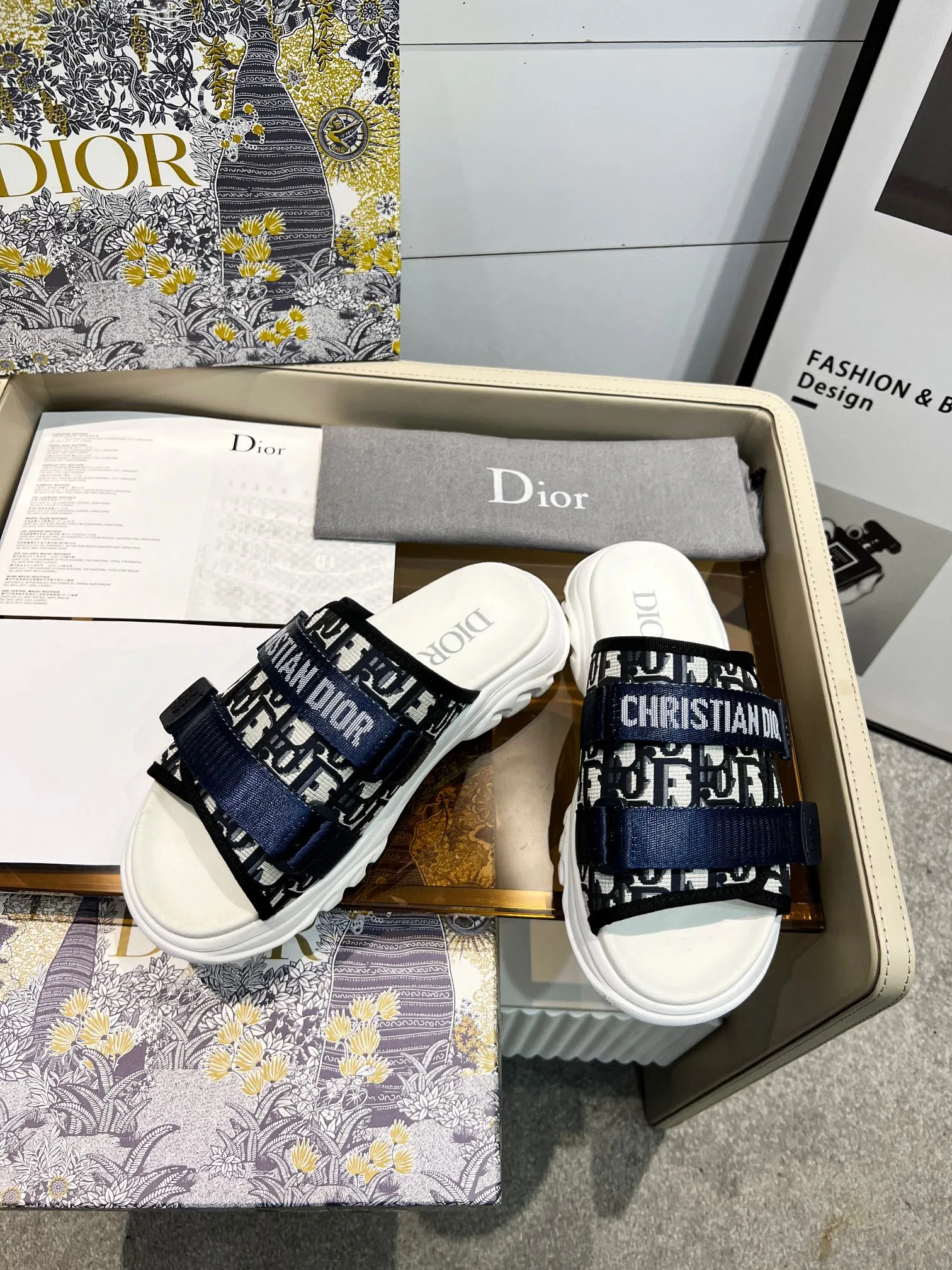 D new arrival men and women slippers heels 5 cm