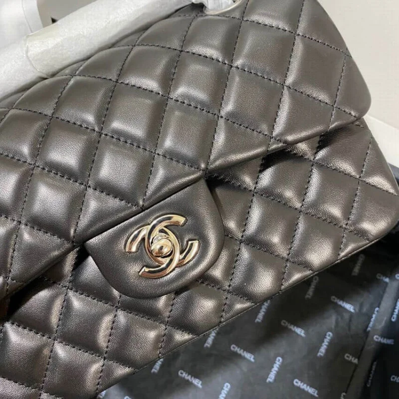 Chanel Small Class-Double Flap Bag A01113 In Lambskin