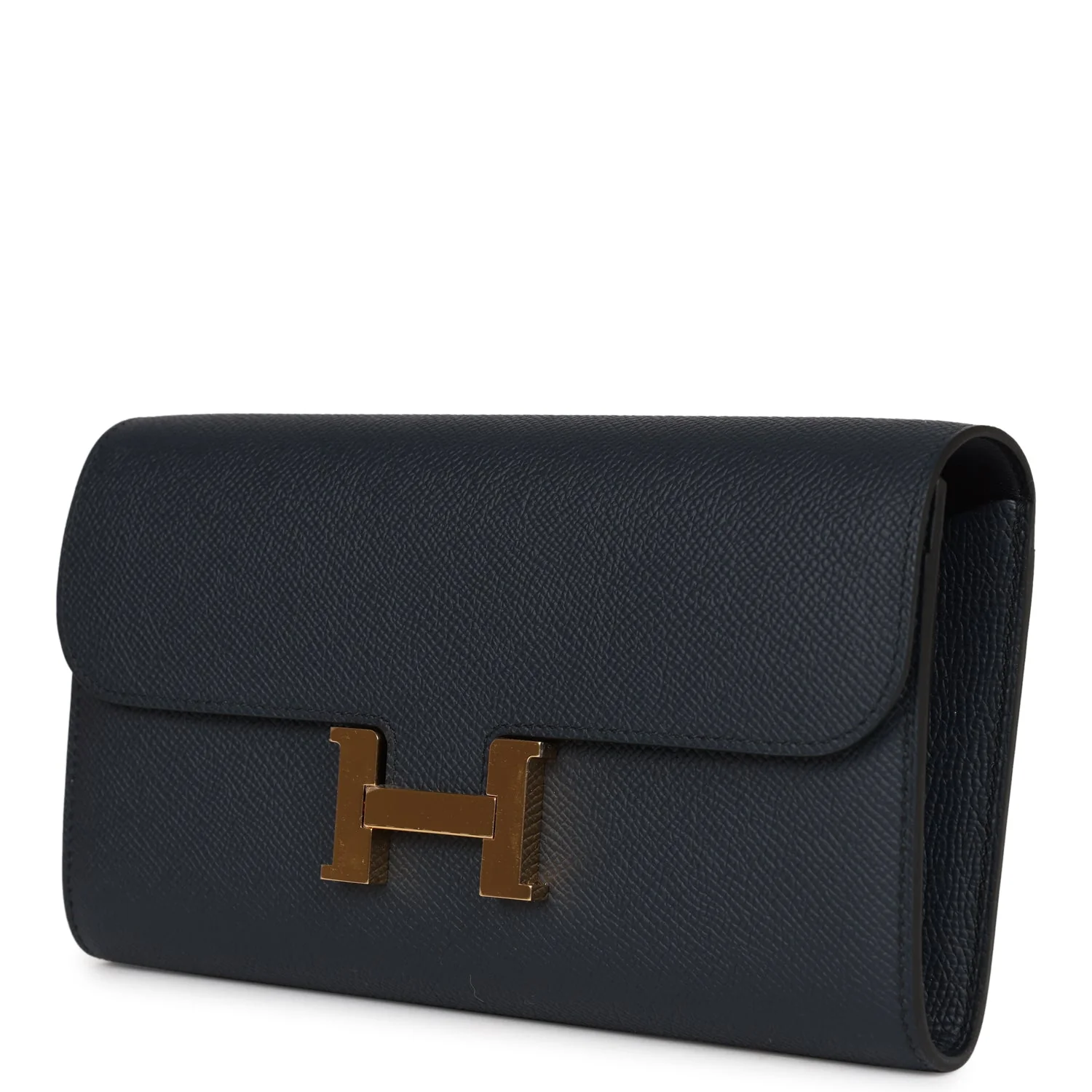 Hermes Constance To Go Wallet Bleu Indigo Epsom Gold Hardware