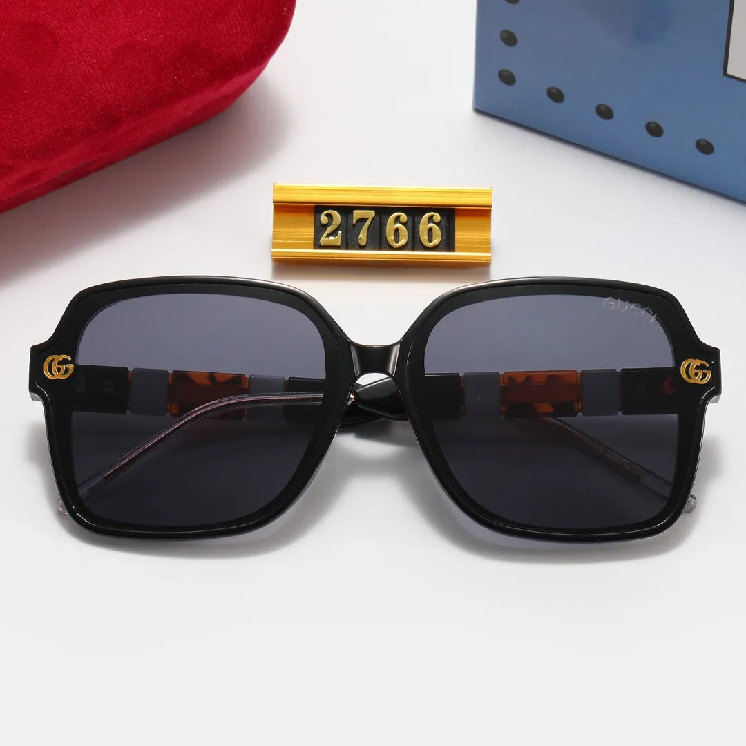 5 colors double G three-color stitching polarized sunglasses