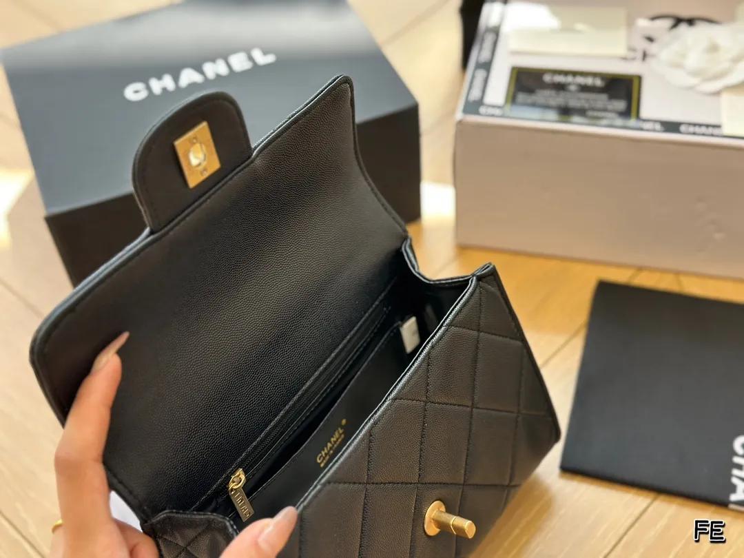 Mini Flap Bag with Top Handle