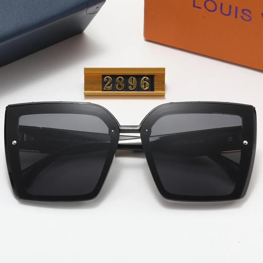 6 colors fashion simple four-leaf clover mirror legs polarized sunglasses