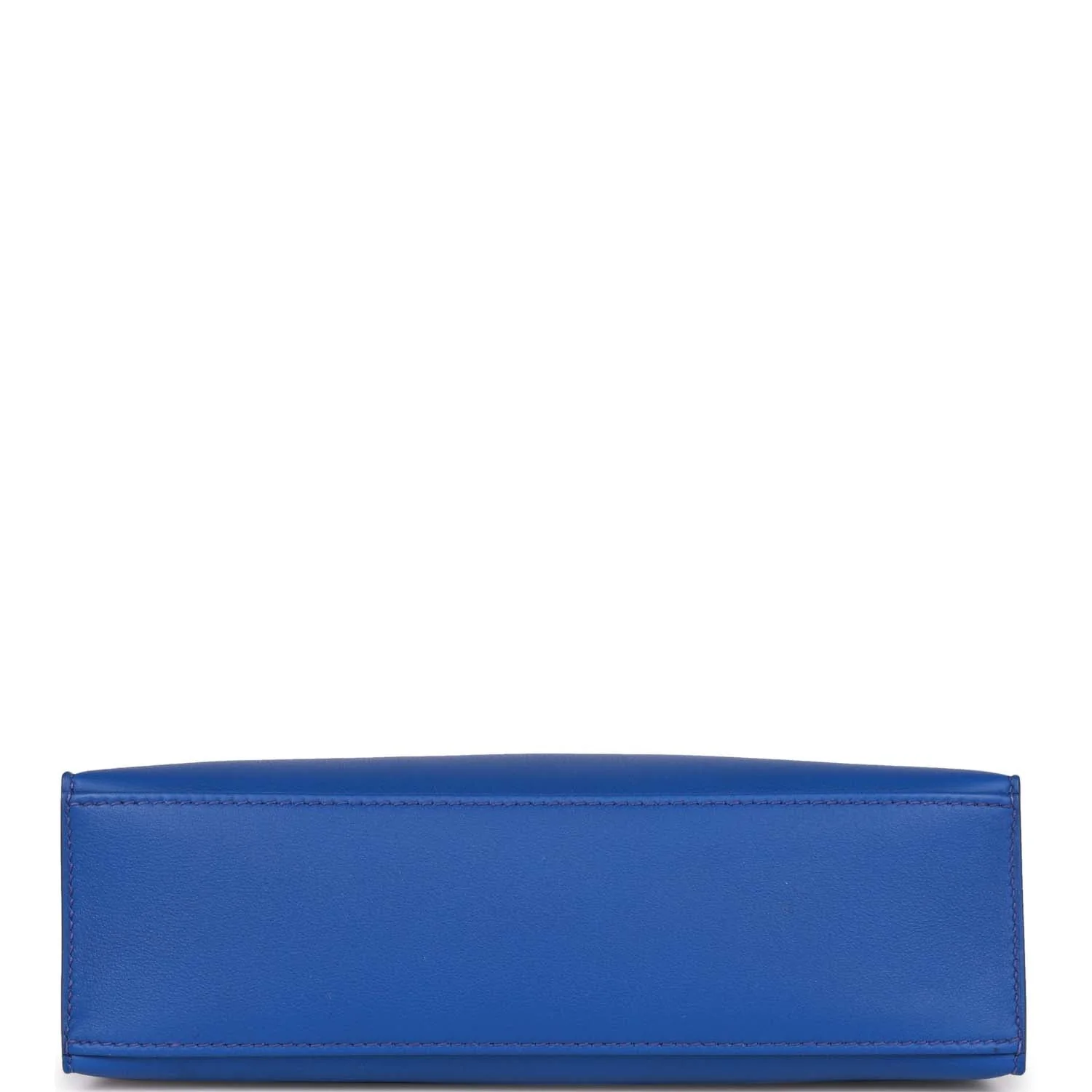 Hermes Kelly Pochette Bleu Royal Swift Palladium Hardware