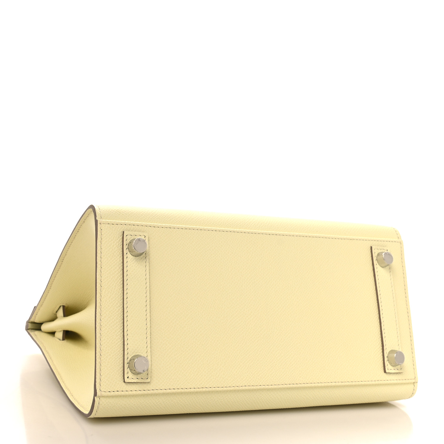 Epsom Birkin Sellier 25 Jaune Milton