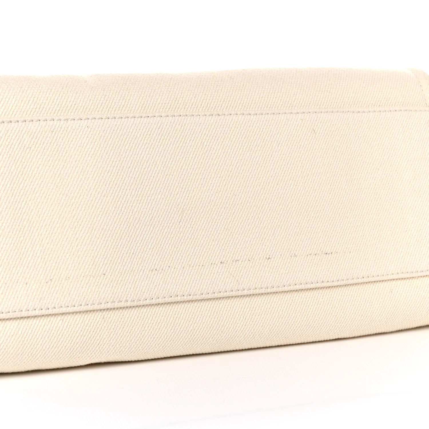 Canvas Pearl Large Deauville Tote Ecru Beige