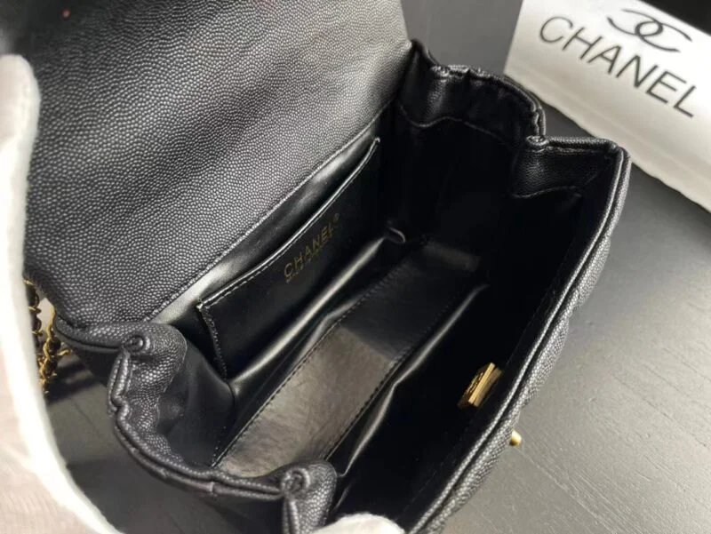 Chanel Cf Mini Black 20Cm A69900