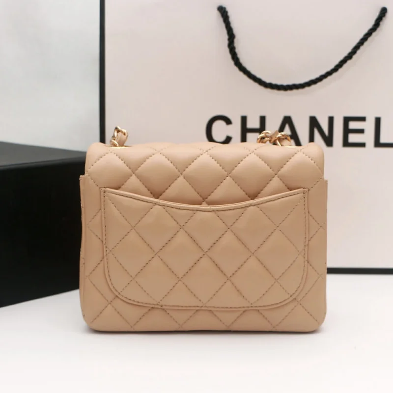 Chanel Lambskin 17Cm Class-Flap Bag 1115