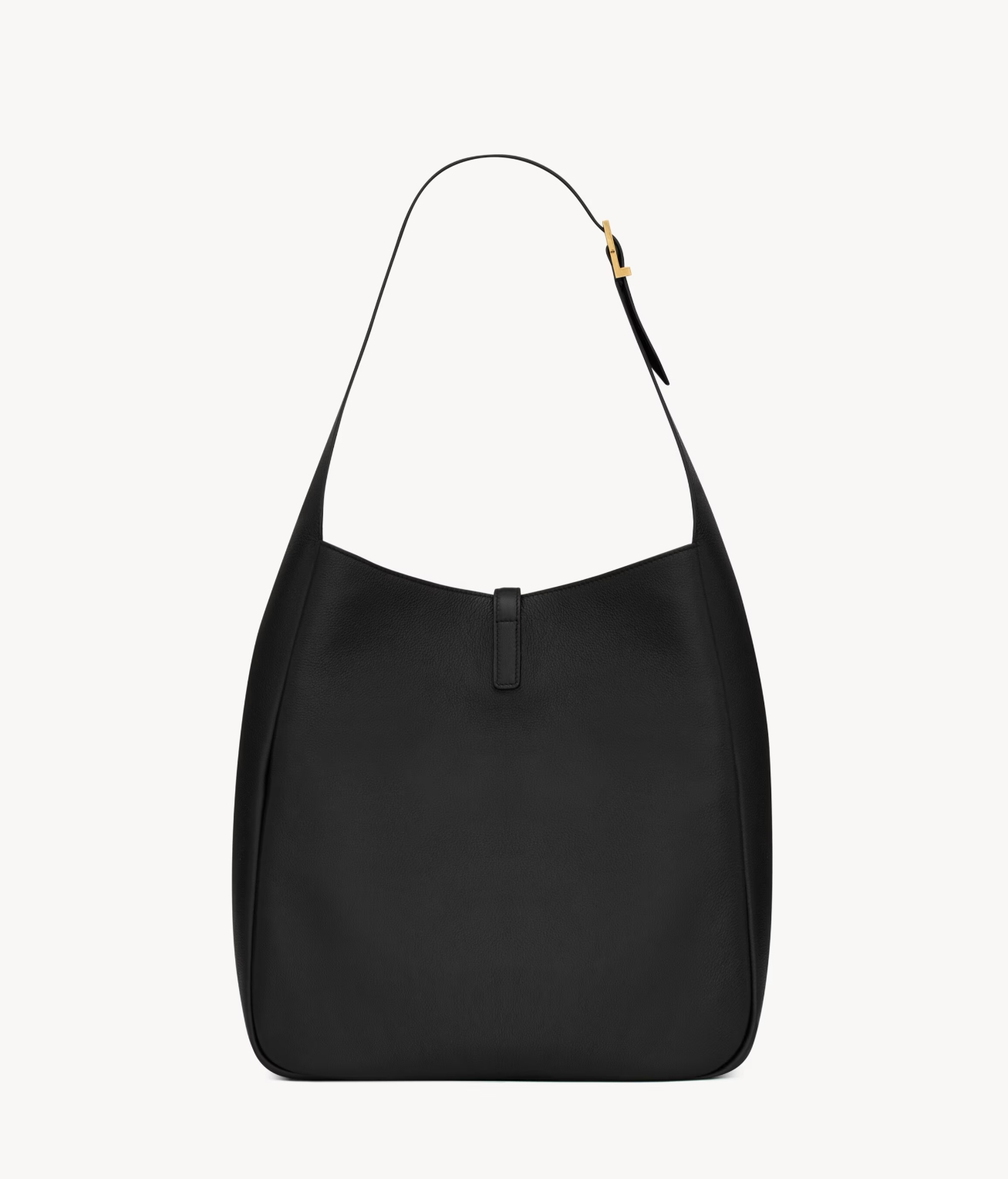 LE 5 À 7 supple LARGE in grained leather