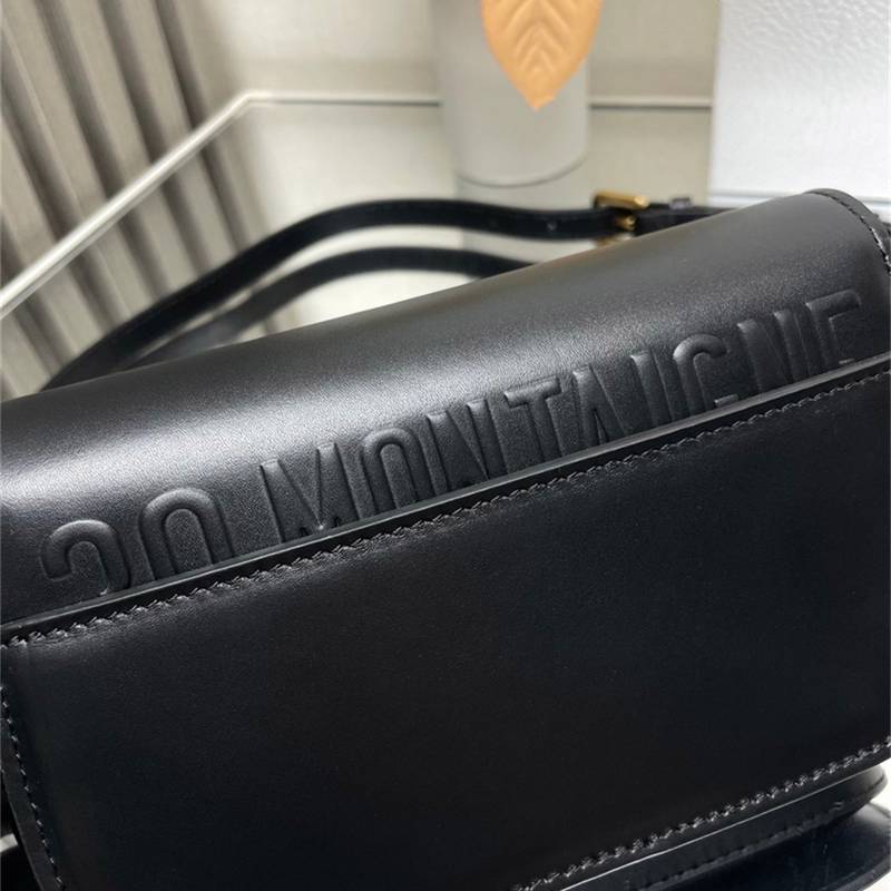 Dior 30 Montaigne Avenue Bag Black Box Calfskin