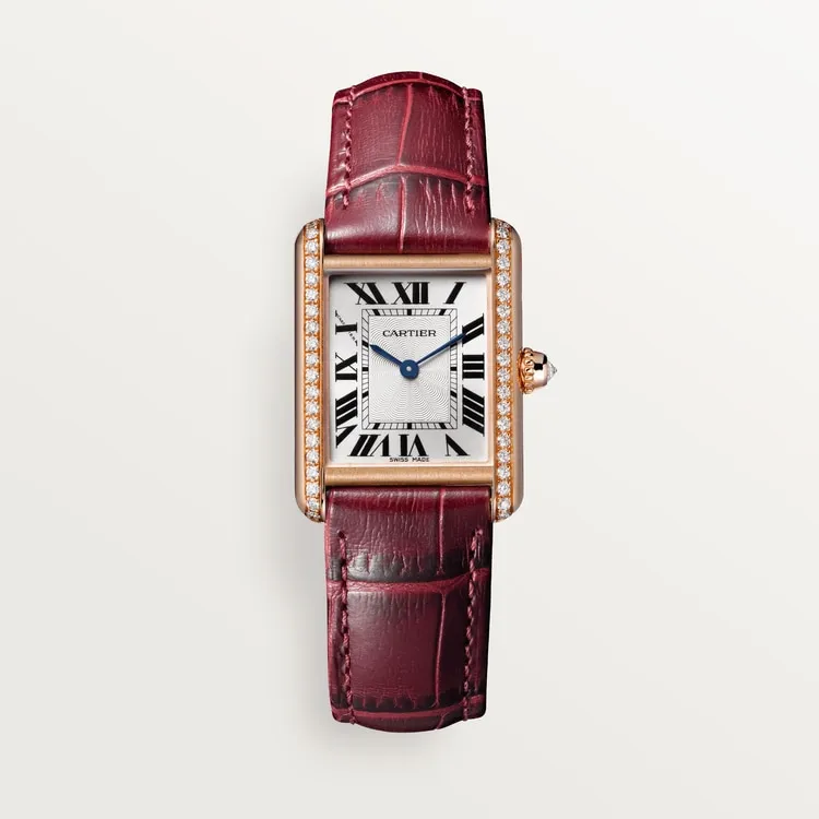 TANK LOUIS Rose Gold Diamond 22mm