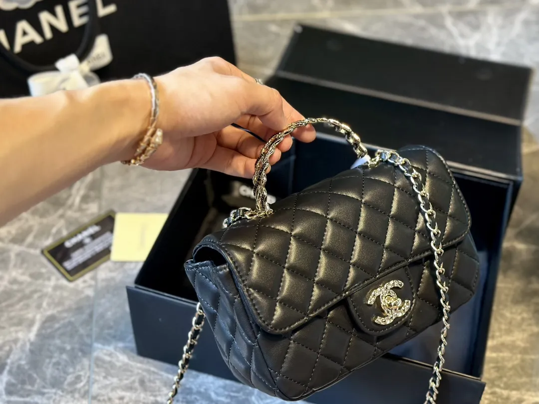 Mini Flap Bag with Top Handle