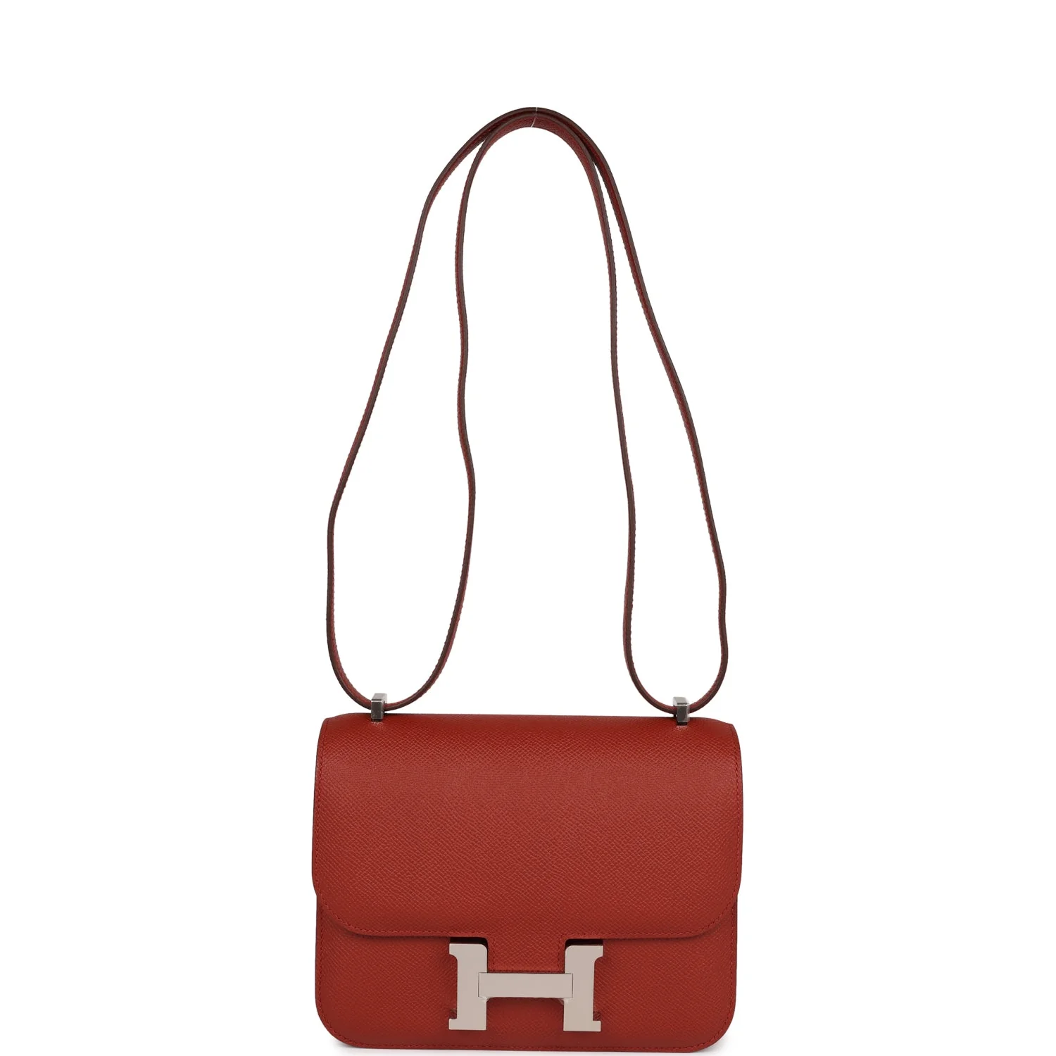 Hermes Constance 1-18 Rouge Venetian Epsom Palladium Hardware