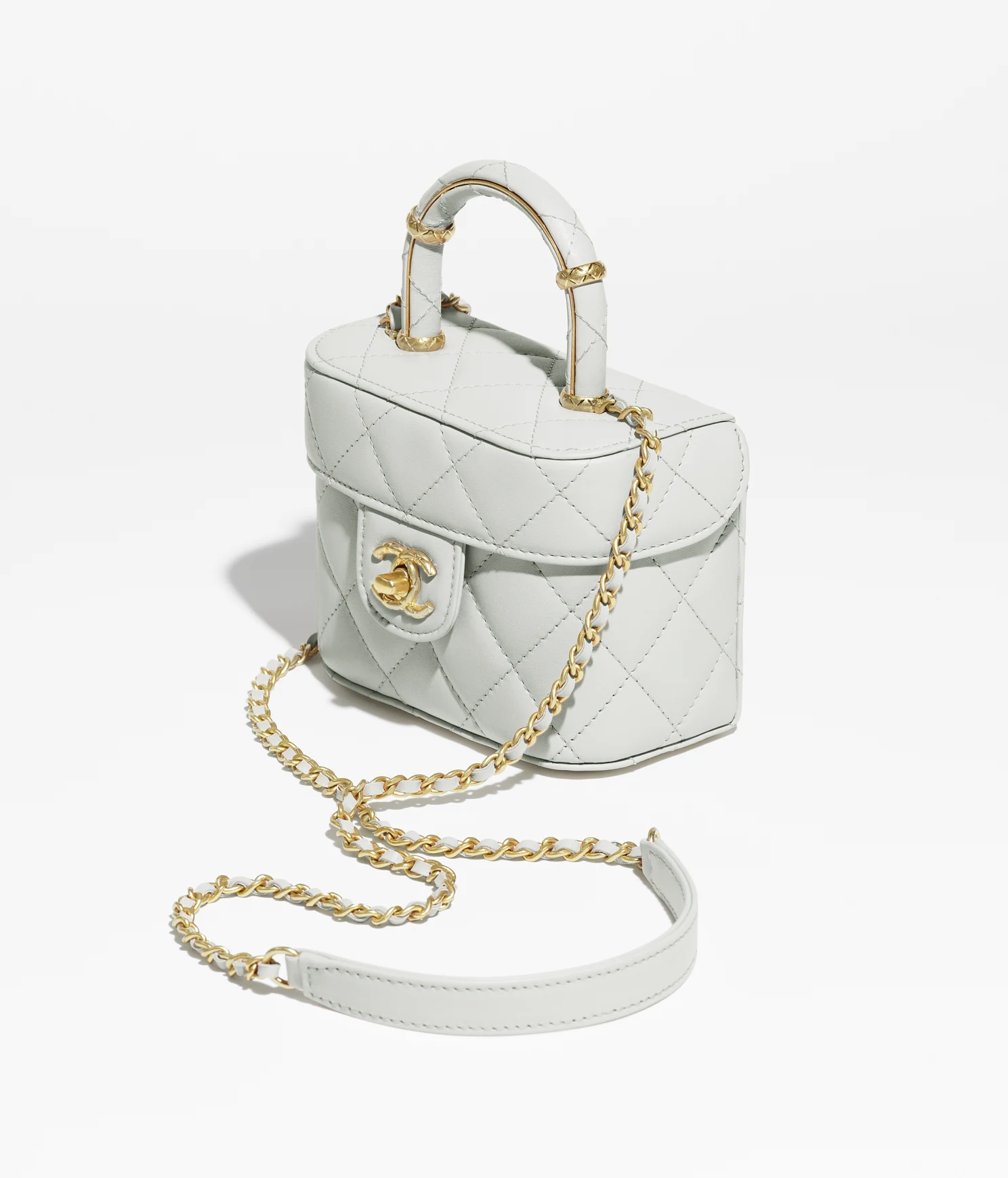 SMALL VANITY CASE-Light Blue