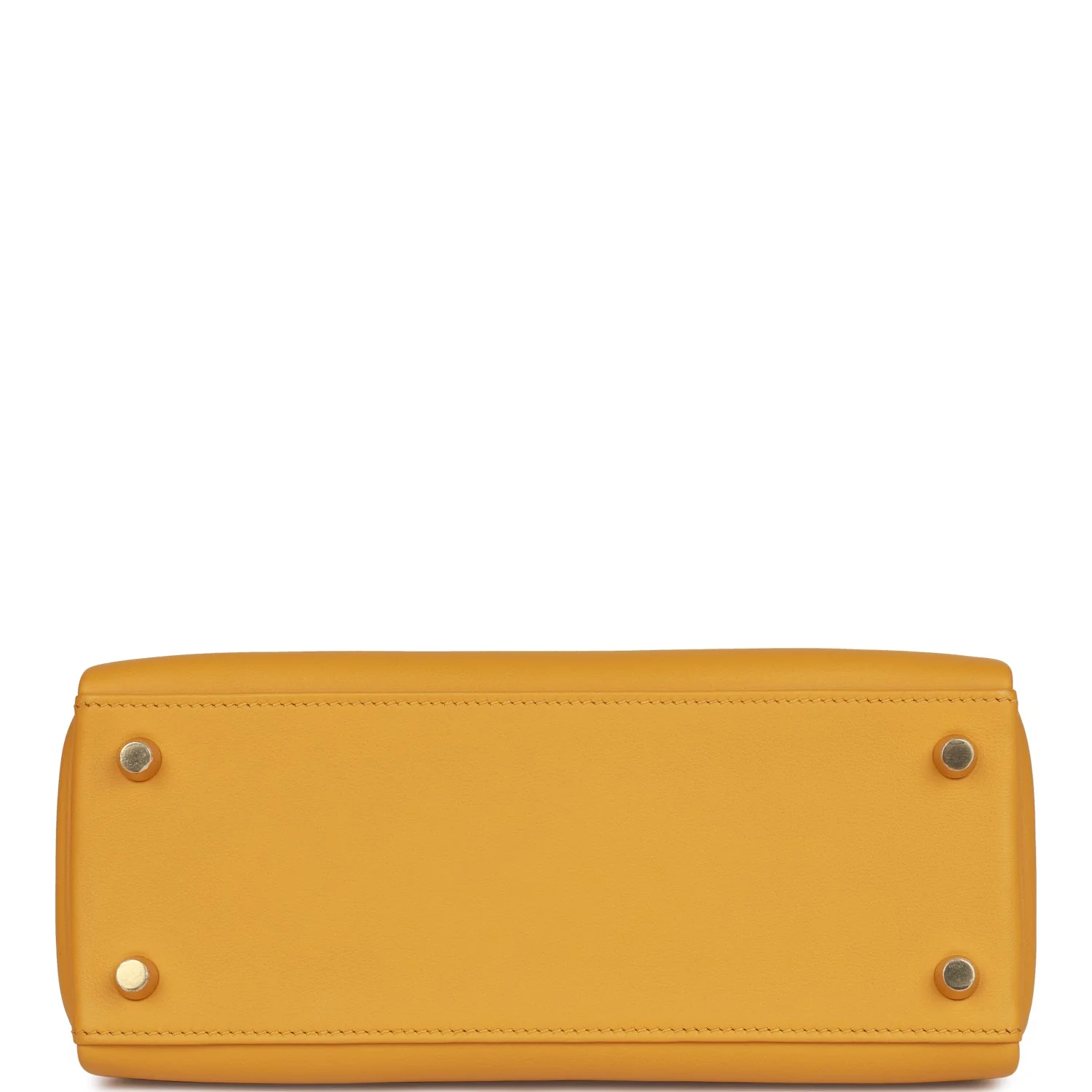 Hermes Kelly Retourne 25 Jaune Ambre Swift Gold Hardware