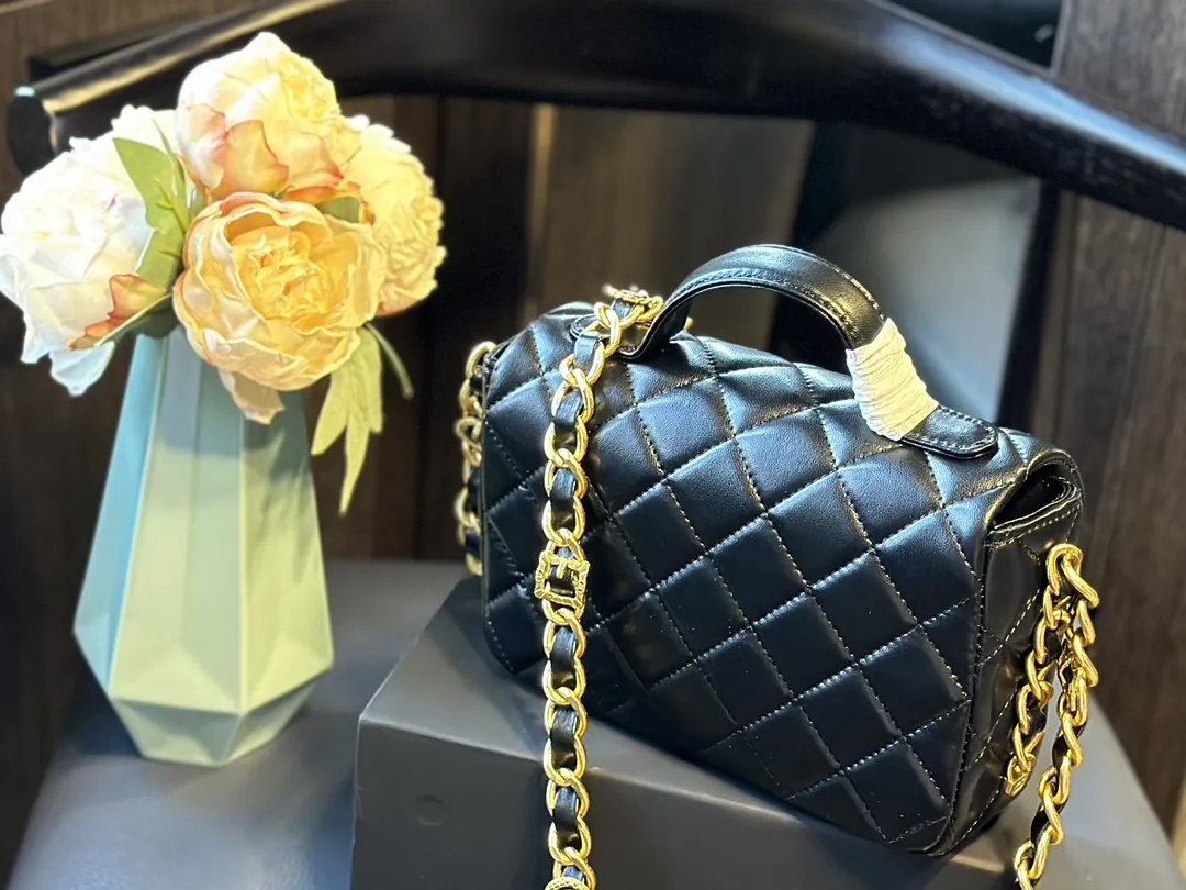 Mini Flap Bag with Top Handle