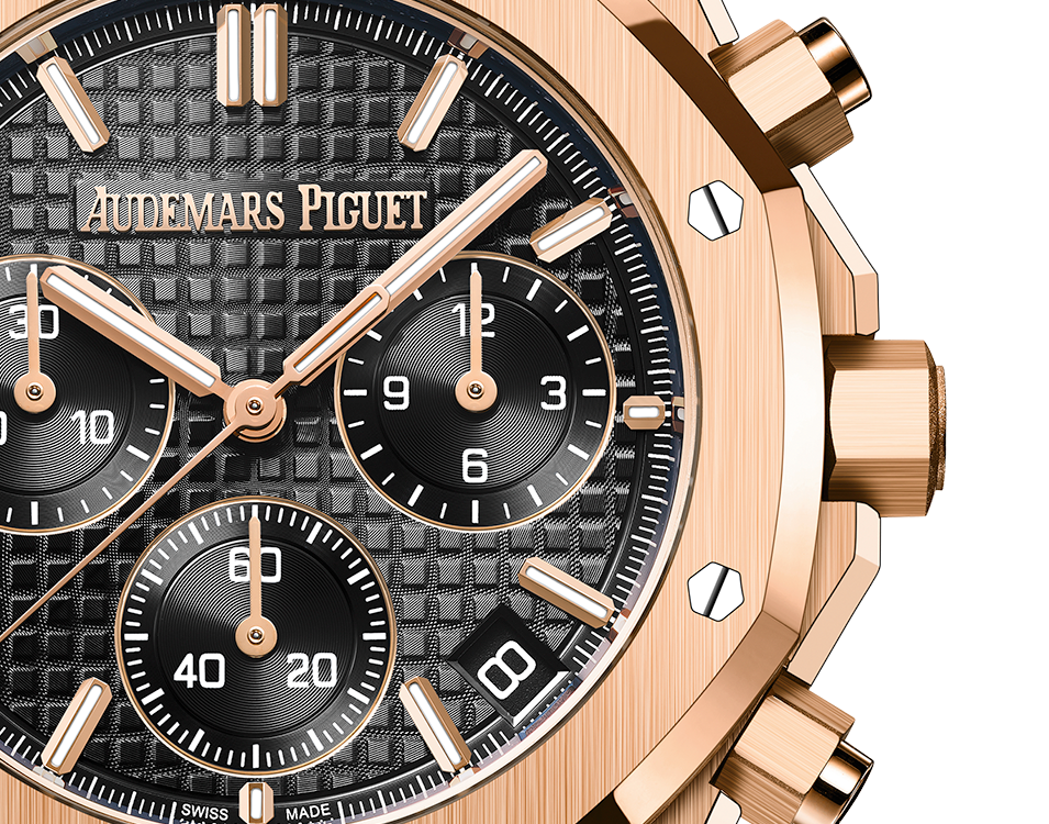 ROYAL OAK Pink Gold Black Dial CHRONOGRAPH 41mm