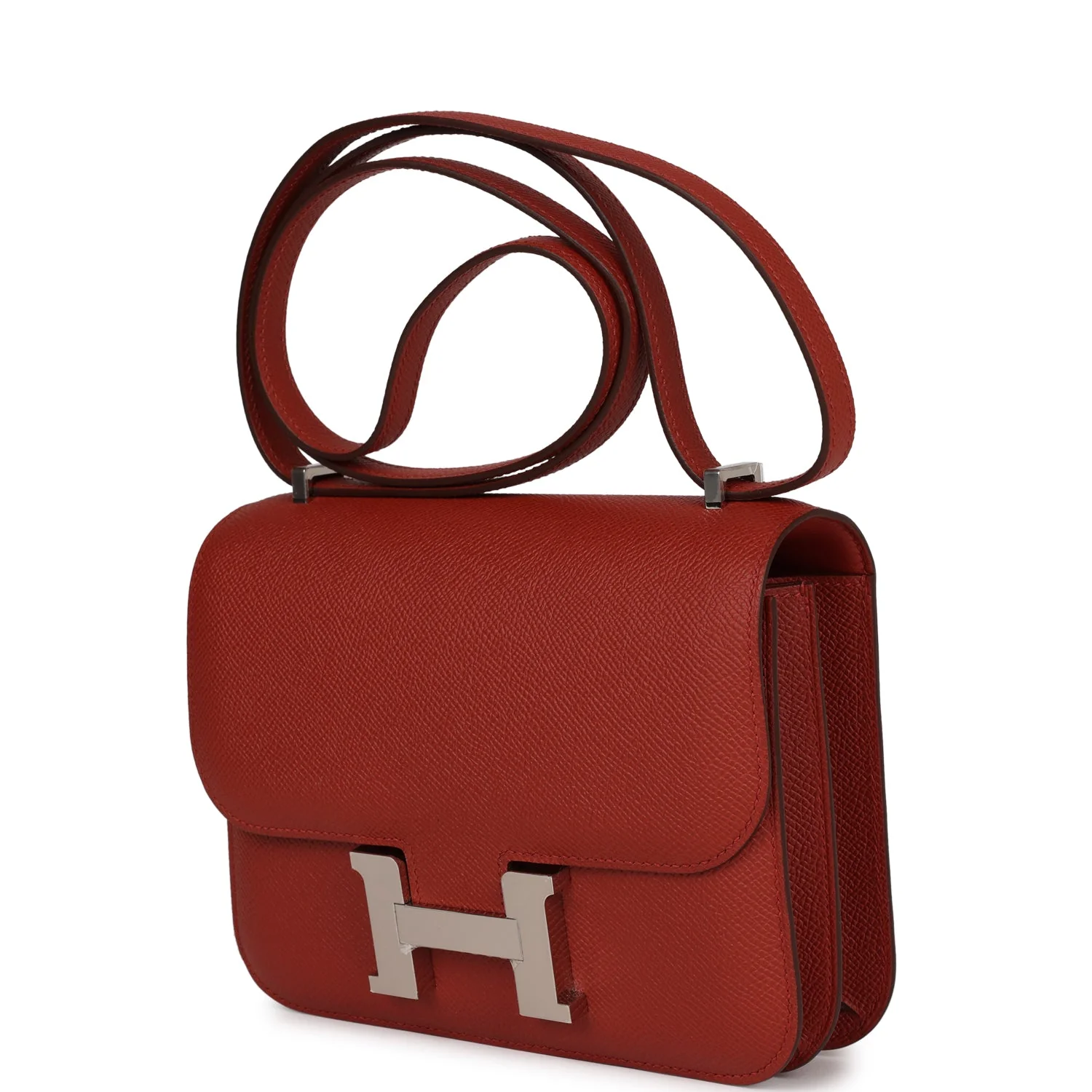 Hermes Constance 1-18 Rouge Venetian Epsom Palladium Hardware