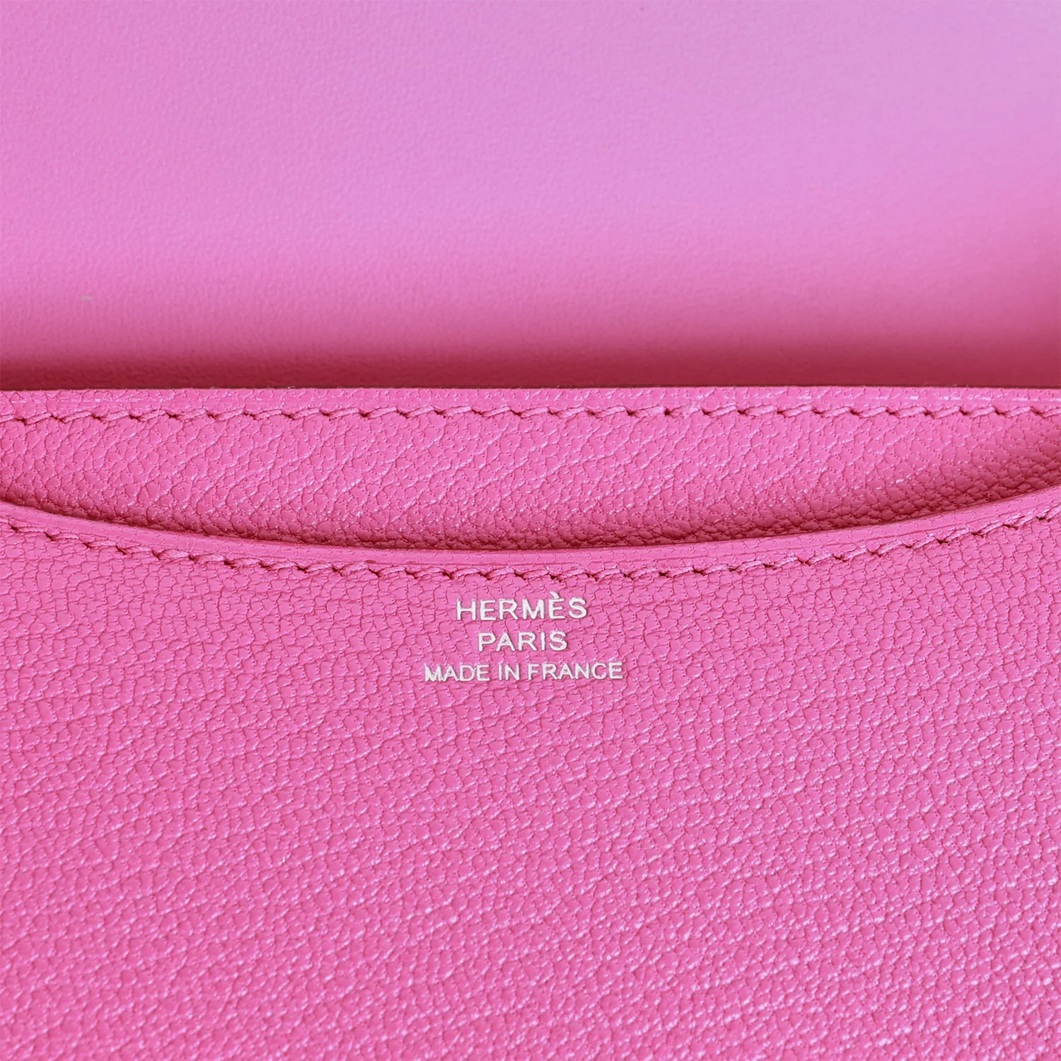Hermes Constance 18 Magnolia Evercolor Palladium Hardware