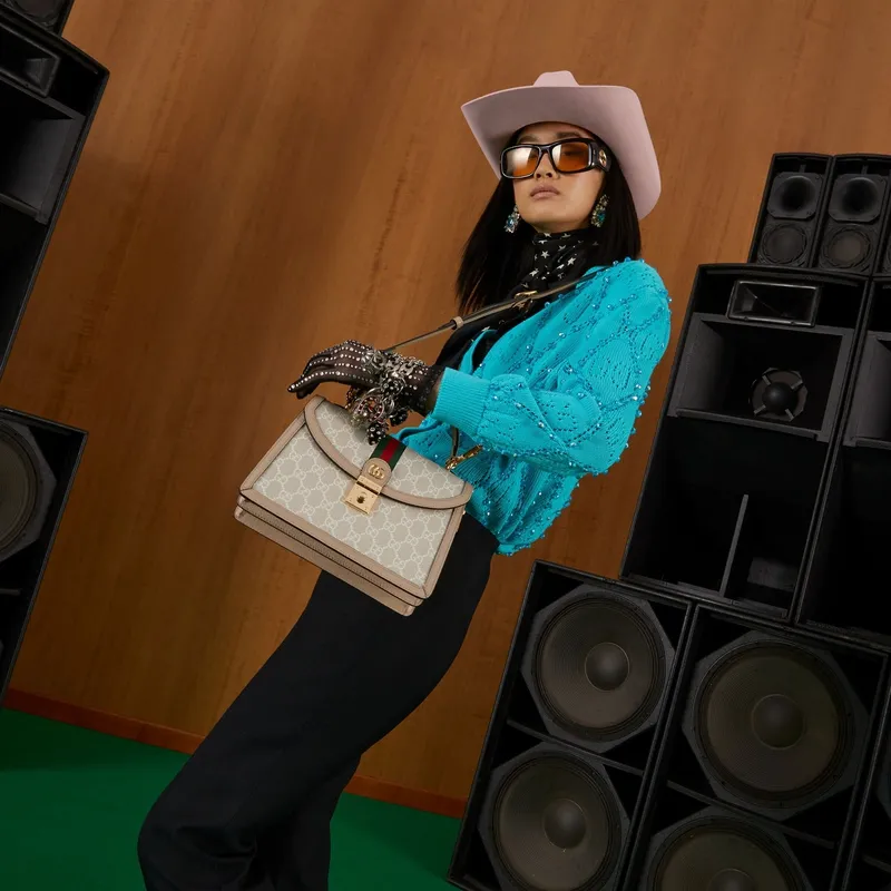 Ophidia G Small Top Handle Bag