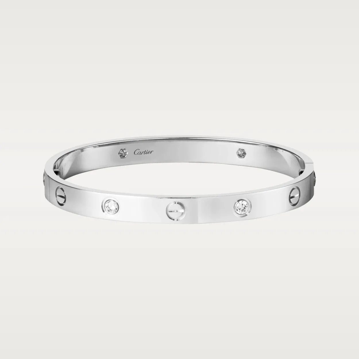 car The London Love Bracelet With Diamond Big Model-6mm Width