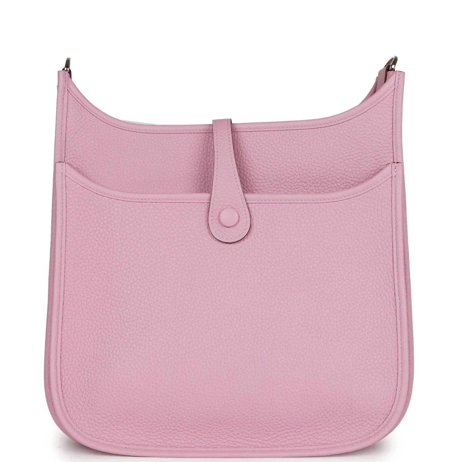 Hermes Evelyne III PM Mauve Sylvestre Clemence Palladium Hardware