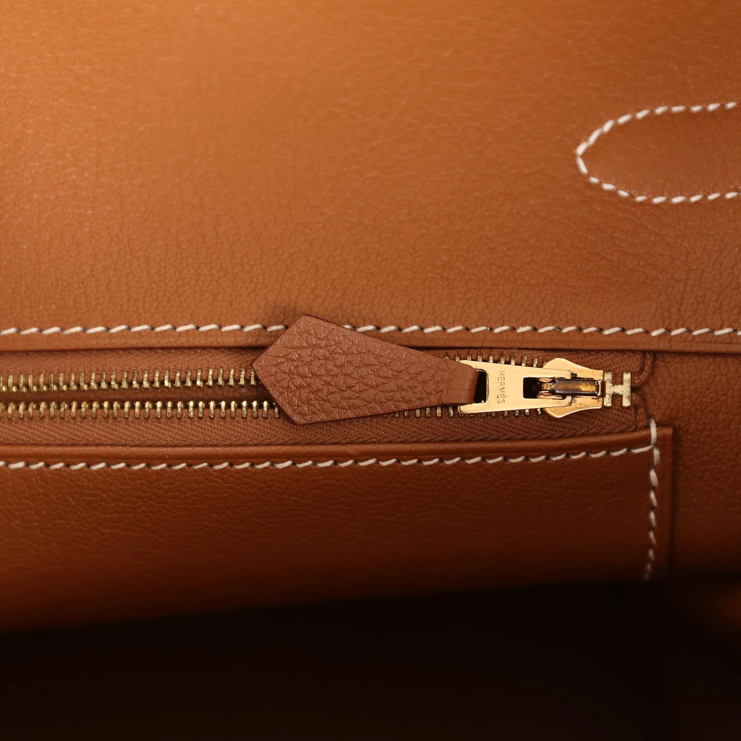 Pre-owned Hermes Birkin 35 Gold Togo Gold Hardware