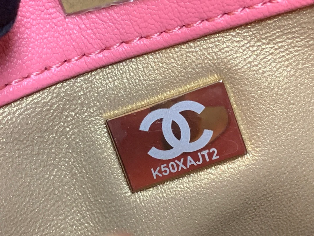 Chanel Hobo Handbag Pink Bag For Women 16cm/6in