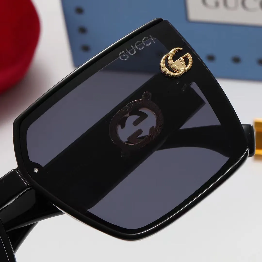 5-color fashion double G graffiti printing sunglasses